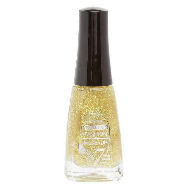 Fashion Make Up  vernis &agrave; ongles paillettes dor&eacute;