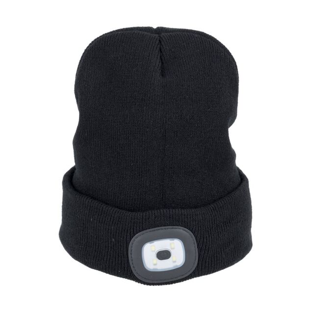 Bonnet avec lampe frontale LED intégrée (2 modèles)
