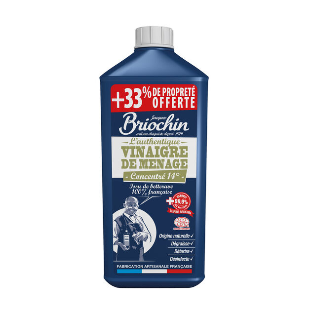 Vinaigre m&eacute;nager Briochin concentr&eacute; 14&deg; l'authentique 1,33L
