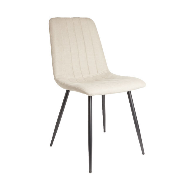 Chaise Joseph noir et gris L45xP54XH89cm