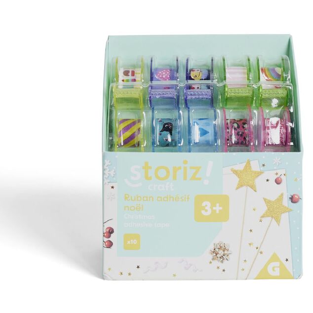 Ruban adh&eacute;sif de No&euml;l 1m x10