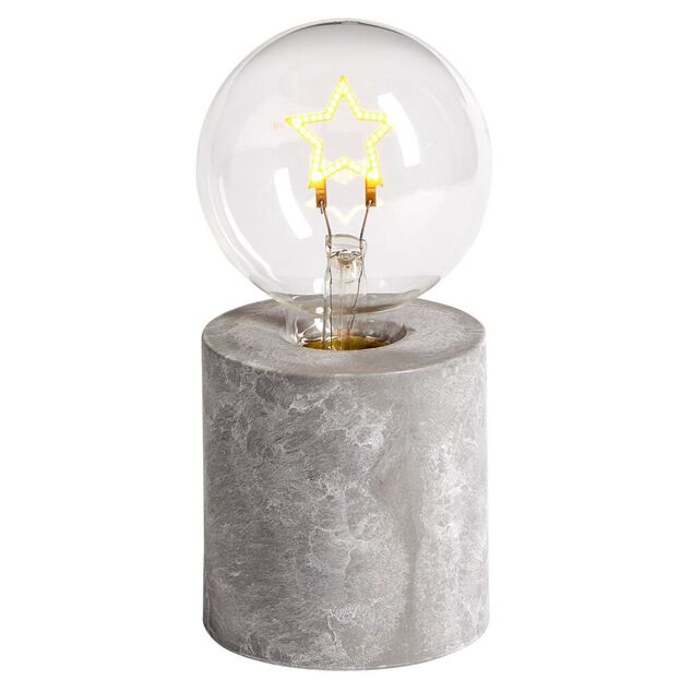 Ampoule d&eacute;co LED sur socle &eacute;toile