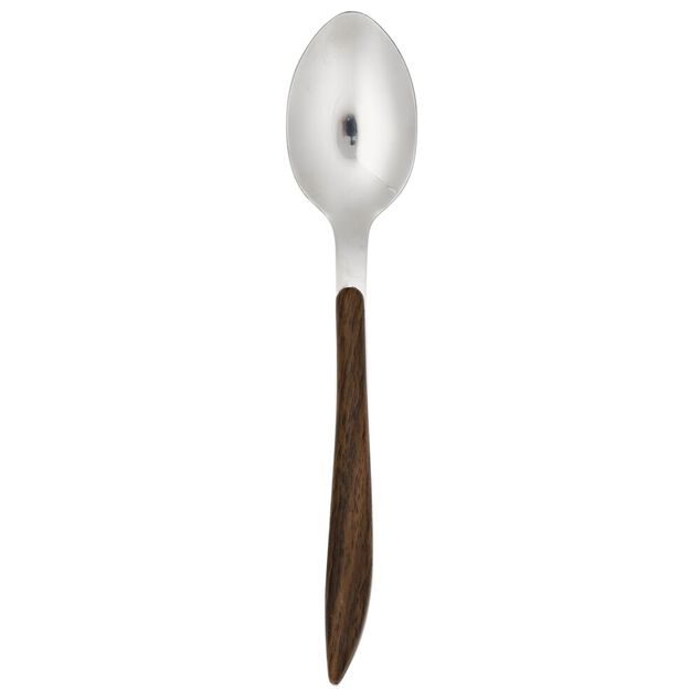 Cuillère à soupe L21cm acier manche gris