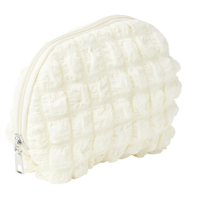 Trousse de maquillage blanche 22x4xH15cm