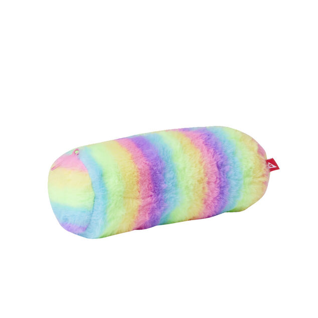 Trousse fausse fourrure polyester multicolore &Oslash;7xL21cm