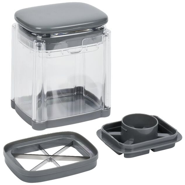 Ustensile d&eacute;coupe aliment 2 lames interchangeables