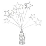 Cimier t&ecirc;te de sapin &eacute;toiles filantes No&euml;l - 3 mod&egrave;les