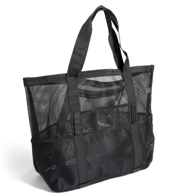 Sac de plage multi-compartiments polyester L58x23,5xH39cm - 3 coloris