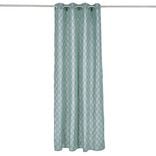 Rideau polycoton 140x240cm feuillage vert