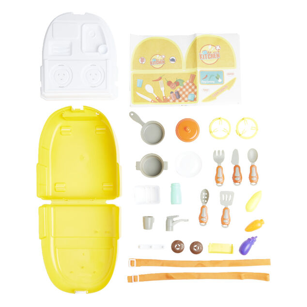Sac à dos jouet enfant cuisinier 23 pièces