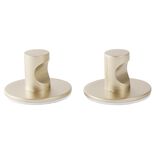 Pat&egrave;re murale ronde m&eacute;tal dor&eacute; &Oslash;4,4cm