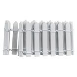 Barri&egrave;re blanche pour village de No&euml;l L.40 cm