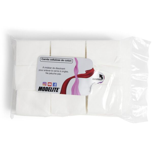 Carr&eacute; cellulose de coton 4x5,6cm