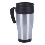 Mug isotherme 400ml gris noir