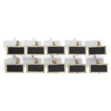 Marque place pince bois paillette (2 modèles)