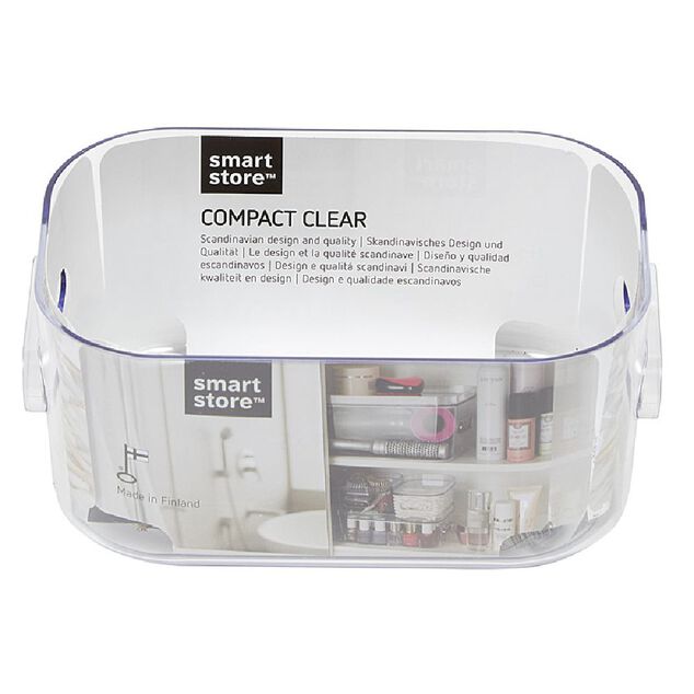 Bo&icirc;te de rangement plastique transparent SmartStore Compact Clear XS