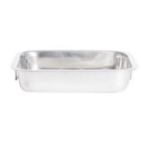 Plat à lasagnes en inox 27x19,5xH6,5cm