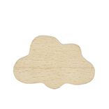 Crochet en bois forme lune, &eacute;toile ou nuage