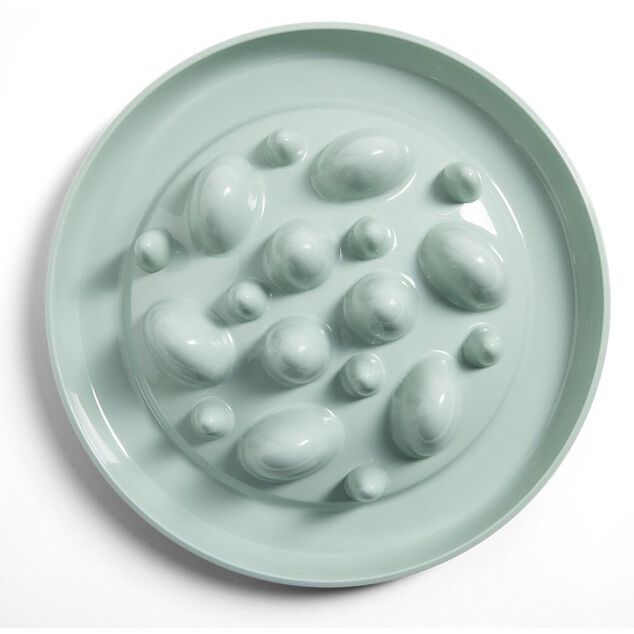 Gamelle anti glouton Ø32xH7cm plastique (3 modèles)