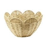 Corbeille en papier bord festonn&eacute; &Oslash;33,5xH20cm