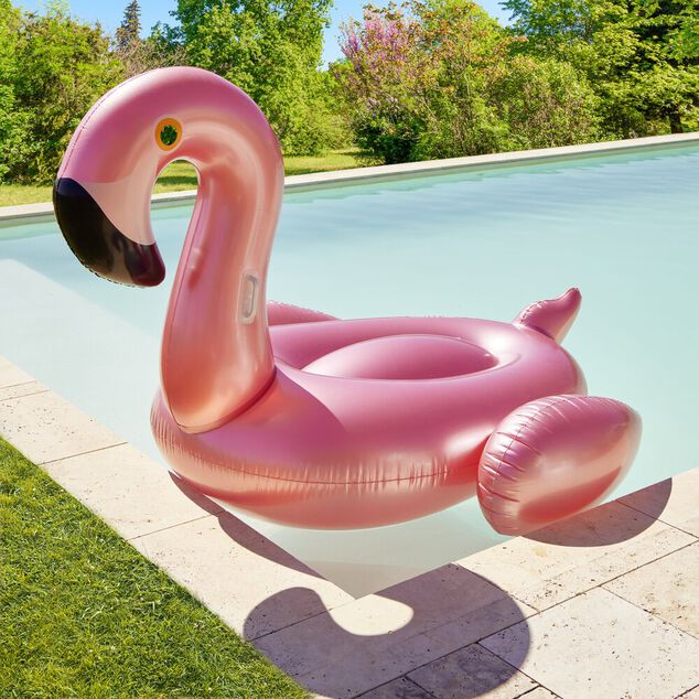 Flamant rose &icirc;le gonflable XL