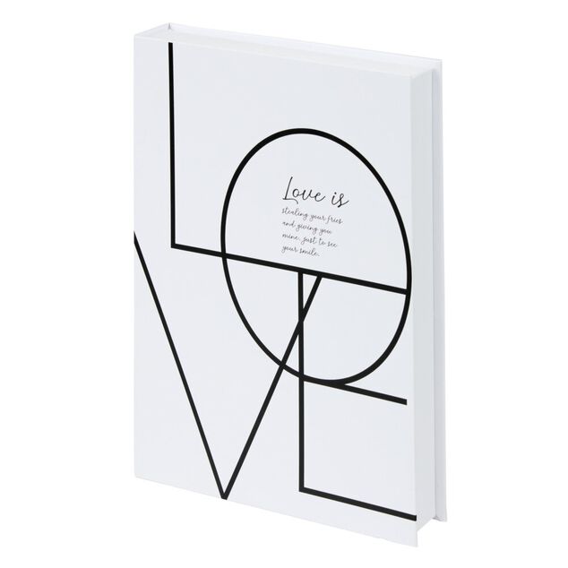 Bo&icirc;te livre d&eacute;corative grand mod&egrave;le Love Home H25cm (2 mod&egrave;les)