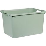 Bac en plastique vert sauge 30x23xH42cm