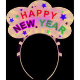 Serre t&ecirc;te phosphorescent Happy New Year L12x19cm