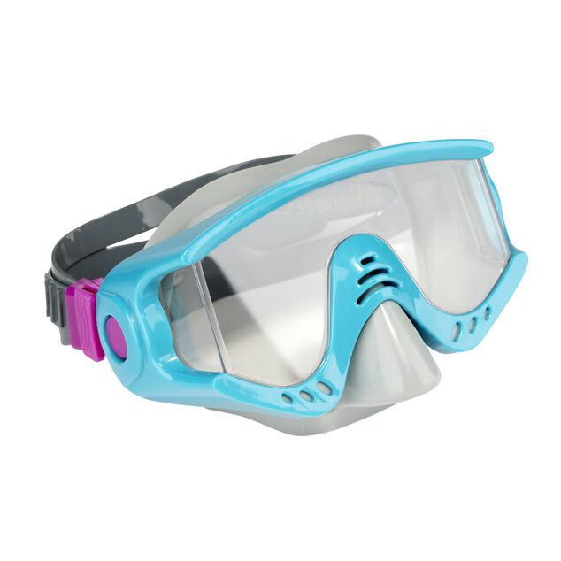 Set tuba et masque de plong&eacute;e adulte Bestway L36cm (2 mod&egrave;les noir ou bleu)