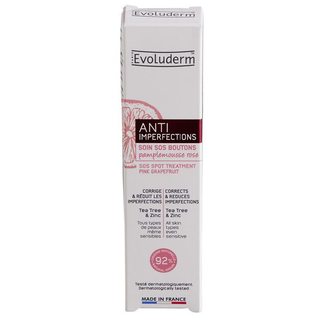 Soin Evoluderm sos boutons anti imperfections 15 ml