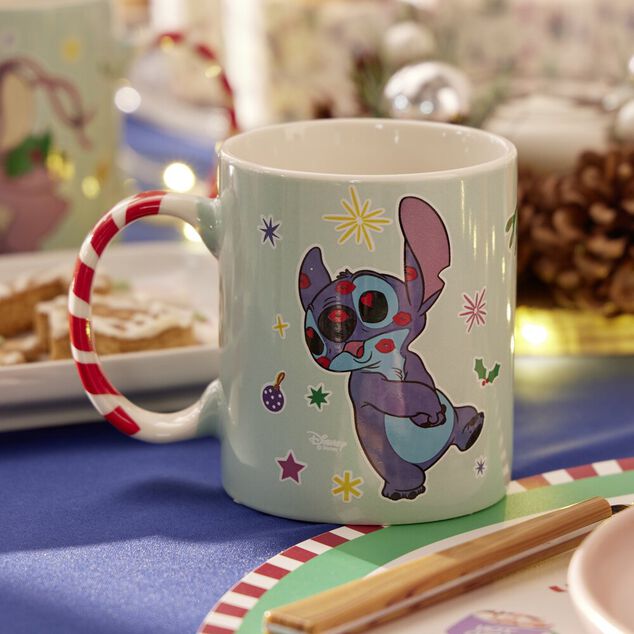 Mug Noël Disney Stitch porcelaine 350ml (2 modèles)