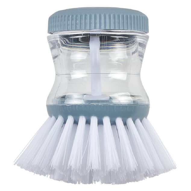 Brosse &agrave; vaisselle avec r&eacute;servoir rond