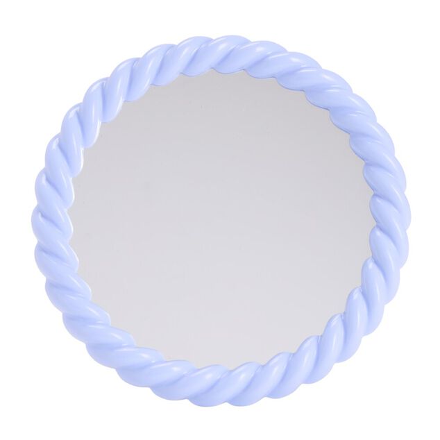 Miroir contour torsad&eacute; pastel &Oslash;19cm (2 mod&egrave;les)