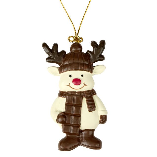 Figurine de No&euml;l &agrave; suspendre en polyr&eacute;sine (6 mod&egrave;les)