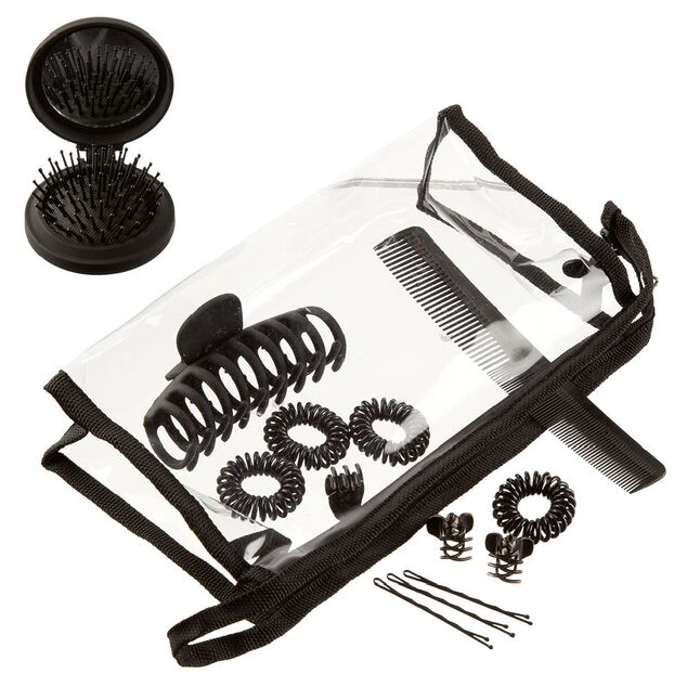 Pochette avec accessoires cheveux femme