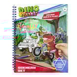 Cahier figurine carton à assembler dinosaure