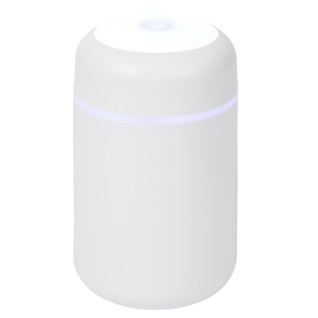 Mini humidificateur électrique USB plastique blanc Ø7,8xH11,9cm