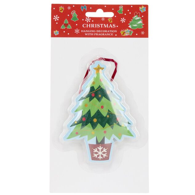 D&eacute;coration parfum&eacute;e &agrave; suspendre de No&euml;l (4 mod&egrave;les)