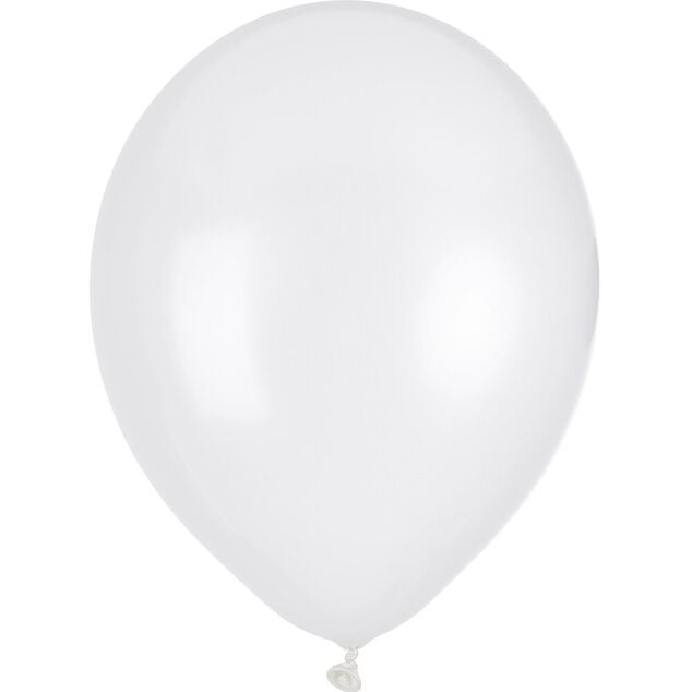 Ballon blanc doré argenté x50
