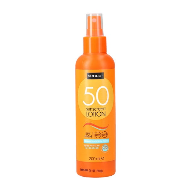 Cr&egrave;me solaire SPF50 Sence spray 200ml