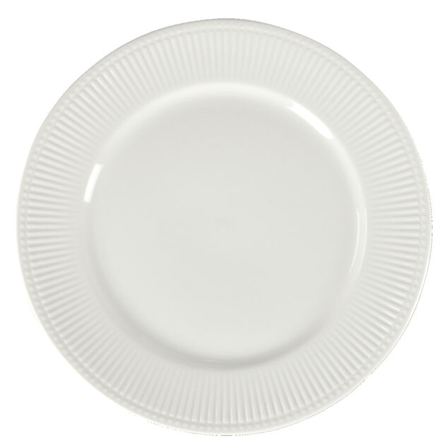 Assiette plate Colombe en porcelaine blanche Ø27,5cm