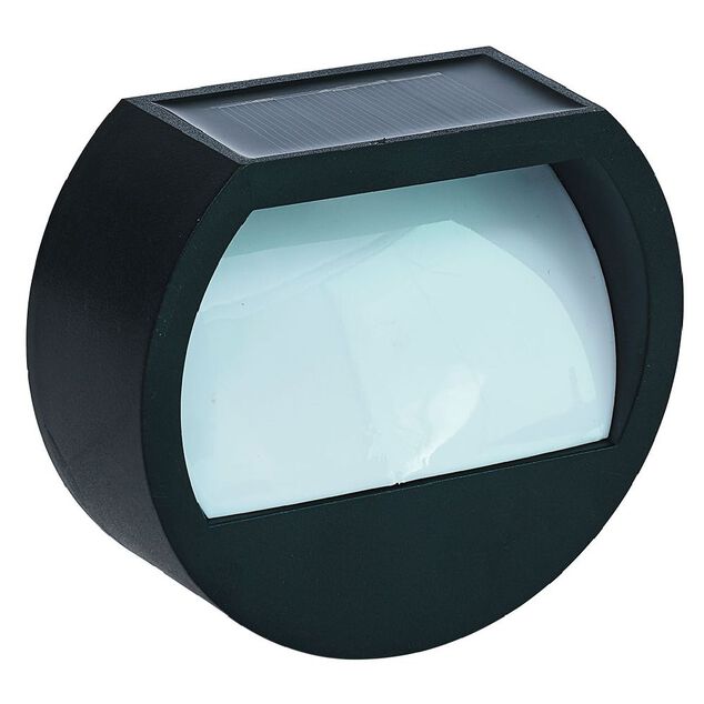 Lampe solaire 2 LED noir