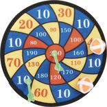 Jeu de fl&eacute;chette x2 et mini-balles x2 &agrave; scratch