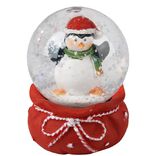 Boule &agrave; neige pingouin