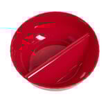 Bol à 2 compartiments 18x18xH5,5cm - 2 coloris