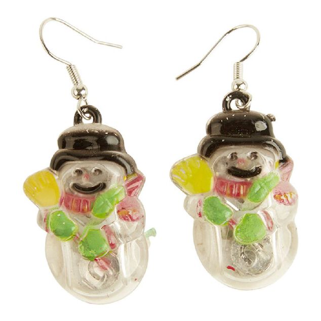 Boucles d'oreille lumineuses 2led