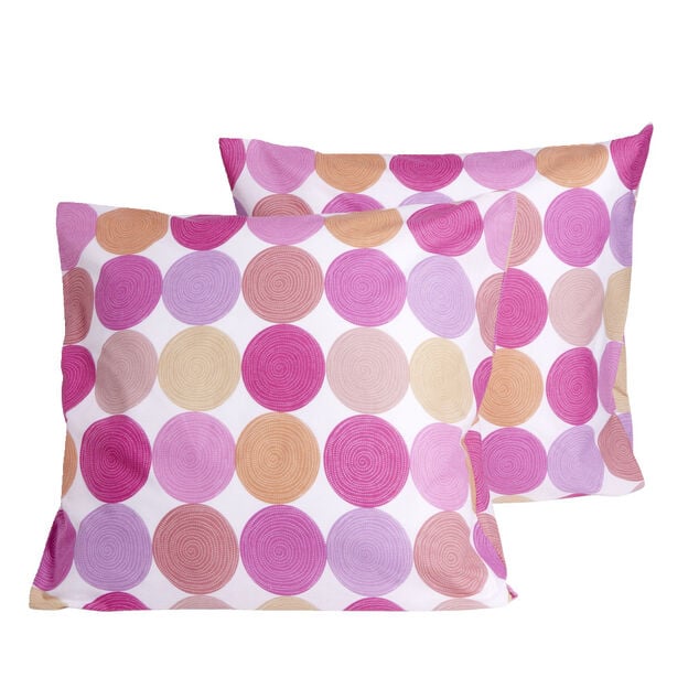 Taies d'oreiller 63x63cm ou 50x70cm x2 pi&egrave;ces (plusieurs mod&egrave;les)