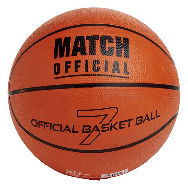 Ballon de basket orange et noir &Oslash;24cm Match Official