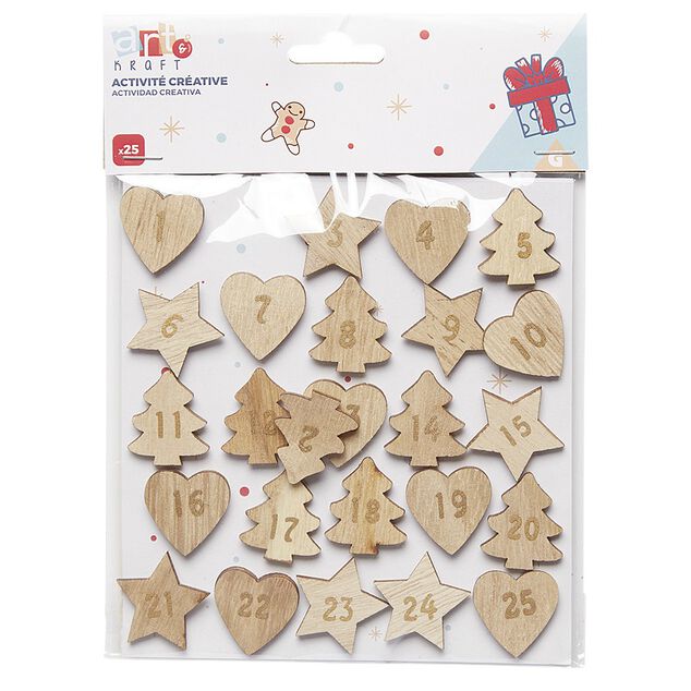 Sticker numero bois x25