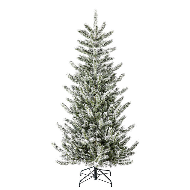 Sapin artificiel enneigé vert 467 branches Ø99xH180cm